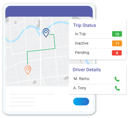Trip management and cargo operations dashboard