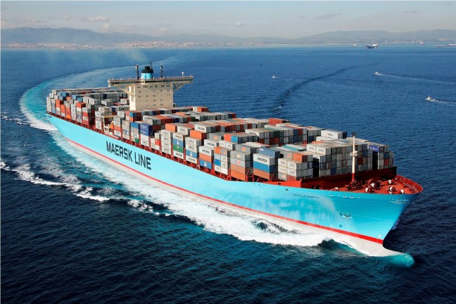 Maersk shipping AI