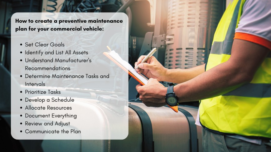 How to Create a Preventive Maintenance Plan for Your Commercial Vehicle