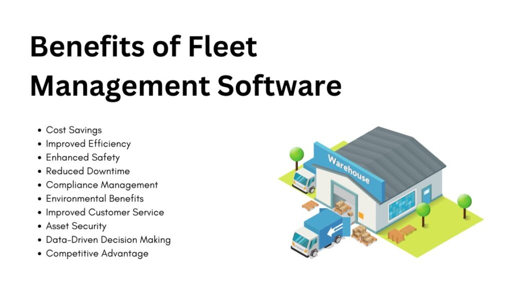 Top 10 benefits of Fleet management software